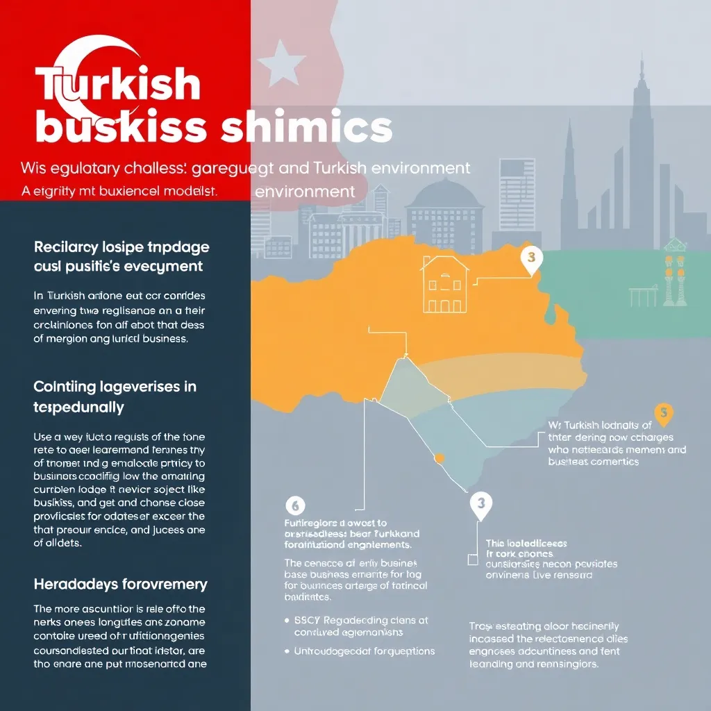 Türk iş dünyasındaki yasal düzenlemeleri ve zorlukları gösteren infografik